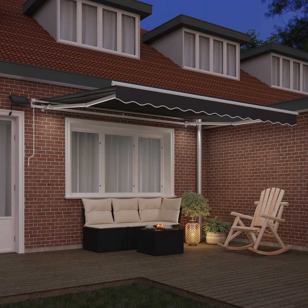 Vidaxxl cadre en soie avec bande lumineuse LED blanc 300 x 250 cm aluminium