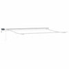 Vidaxxl cadre en soie avec bande lumineuse LED blanc 450 × 300 cm aluminium