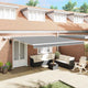 Vidaxxl cadre en soie avec bande lumineuse LED blanc 400 × 350 cm aluminium