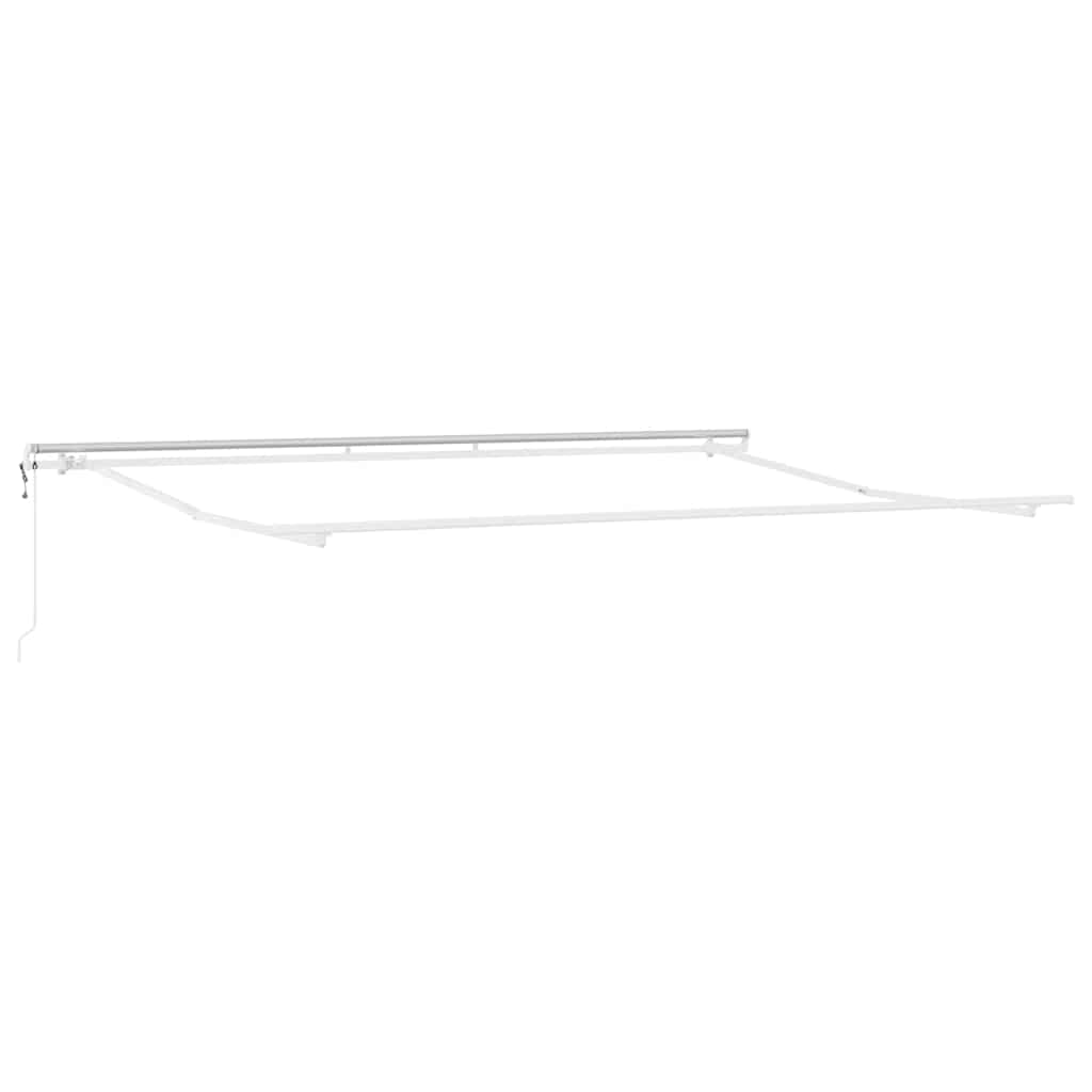 VidaXL cadre en soie blanc 450 × 300 cm aluminium