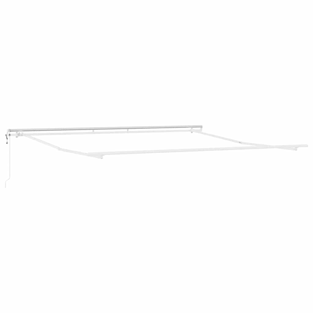 VidaXL cadre en soie blanc 400 × 350 cm aluminium