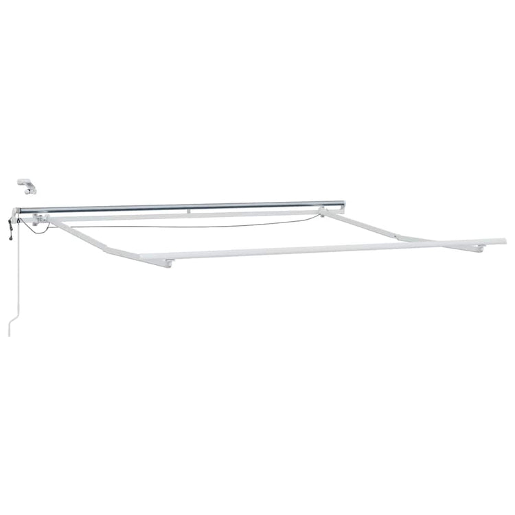 Vidaxxl cadre latéral blanc 3 x 2,5 m aluminium