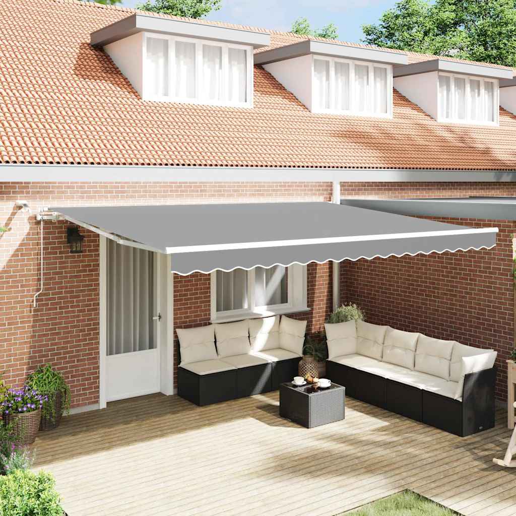 Vidaxxl cadre en soie avec bande lumineuse LED blanc 400 × 300 cm aluminium