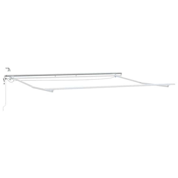 Vidaxxl cadre en soie avec bande lumineuse LED blanc 400 × 300 cm aluminium