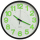 Horloge murale vidaxl lumineuse 30 cm noir