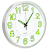 Horloge murale vidaxl lumineuse 30 cm blanc