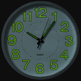 Horloge murale vidaxl lumineuse 30 cm blanc - afbeelding 1