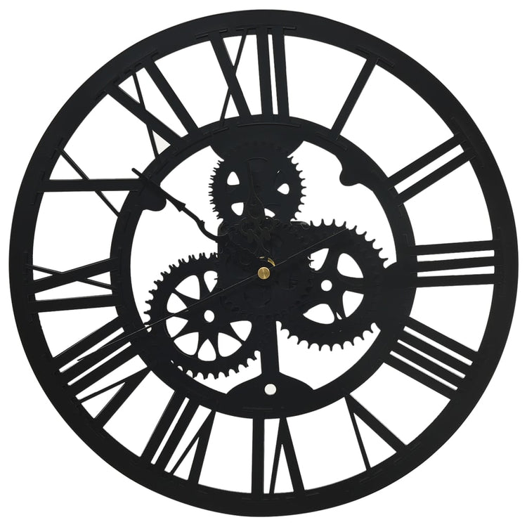 Horloge murale vidaxl 30 cm noire acrylique
