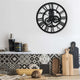 Horloge murale vidaxl 30 cm noire acrylique