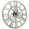 Horloge murale vidaxl 30 cm en argent acrylique coloré