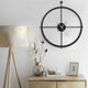 Horloge murale vidaxl 52 cm de fer noir