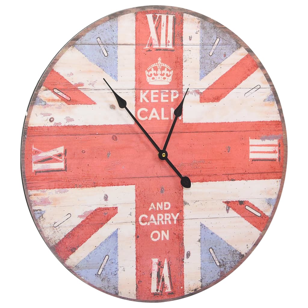Vidaxl Mur Horloge Vintage Style 60 cm UK