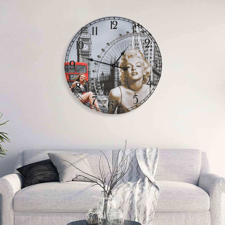 Vidaxl Mur Horloge Vintage Style 60 cm