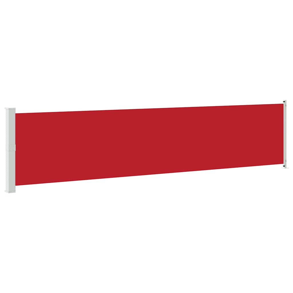 Écran de jardin vidaxl extensible 140x600 cm rouge