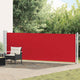 Écran de jardin vidaxl extensible 140x600 cm rouge