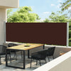 Écran de jardin vidaxl extensible 140x600 cm brun