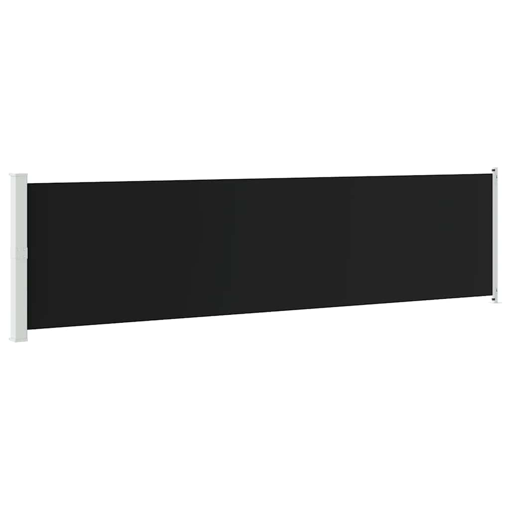 Écran de jardin vidaxl extensible 600x160 cm noir