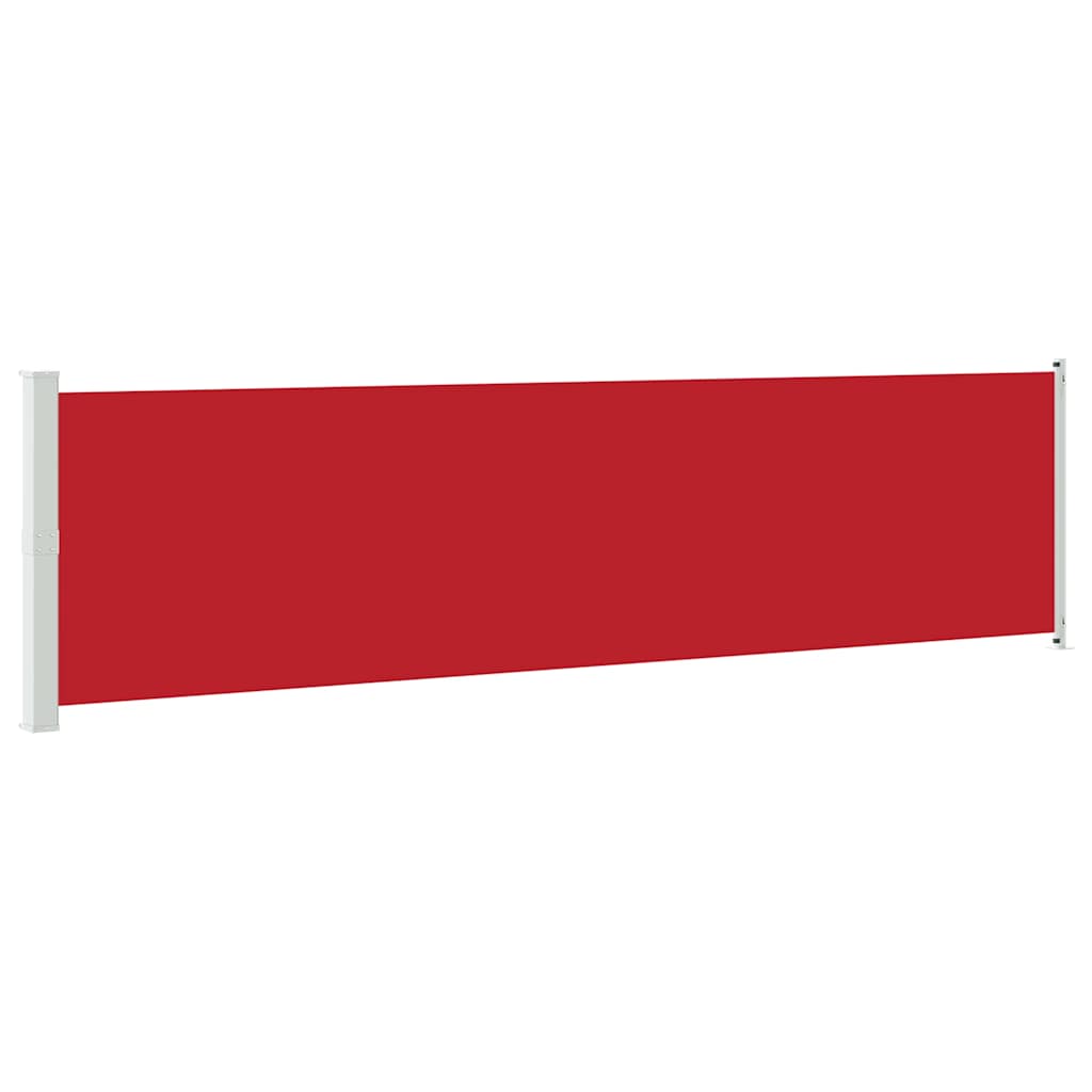 Écran de jardin vidaxl extensible 600x160 cm rouge