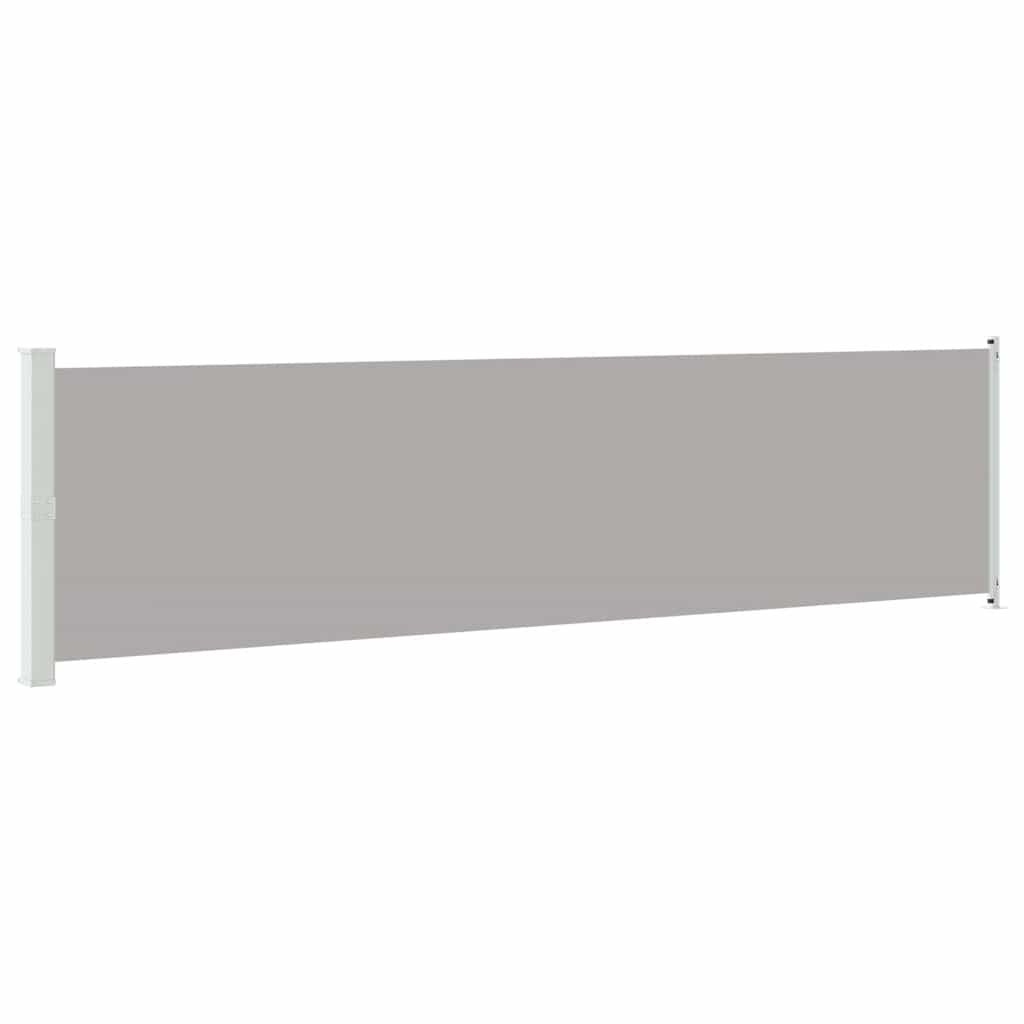 Écran de jardin vidaxl extensible 600x160 cm gris
