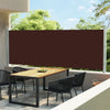 Écran de jardin vidaxl extensible 600x160 cm brun