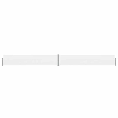 Écran de jardin vidaxl extensible 140x1200 cm crème