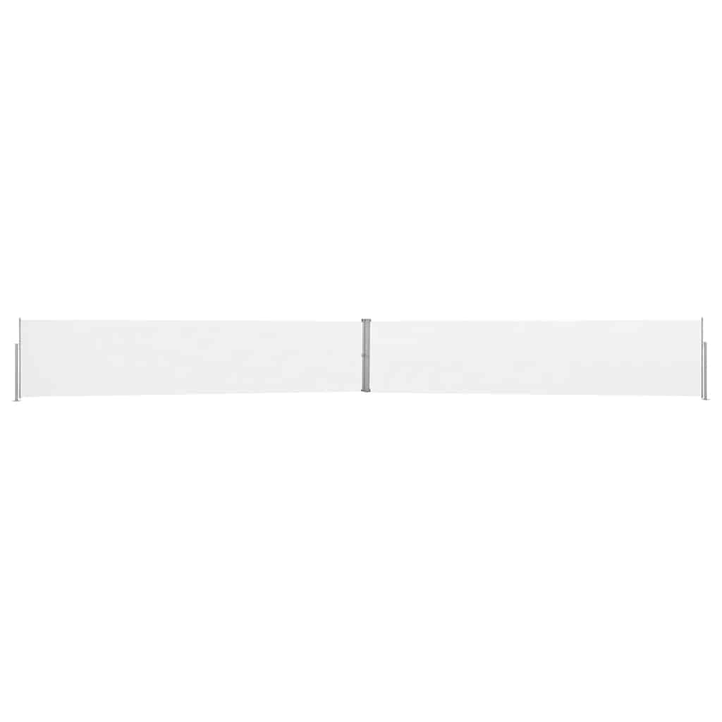 Écran de jardin vidaxl extensible 140x1200 cm crème