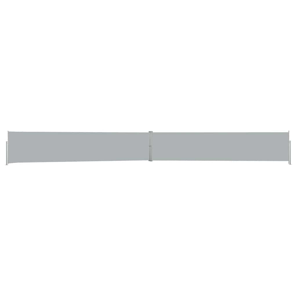 Écran de jardin vidaxl extensible 140x1200 cm anthracite