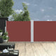 Écran de jardin vidaxl extensible 140x1200 cm brun