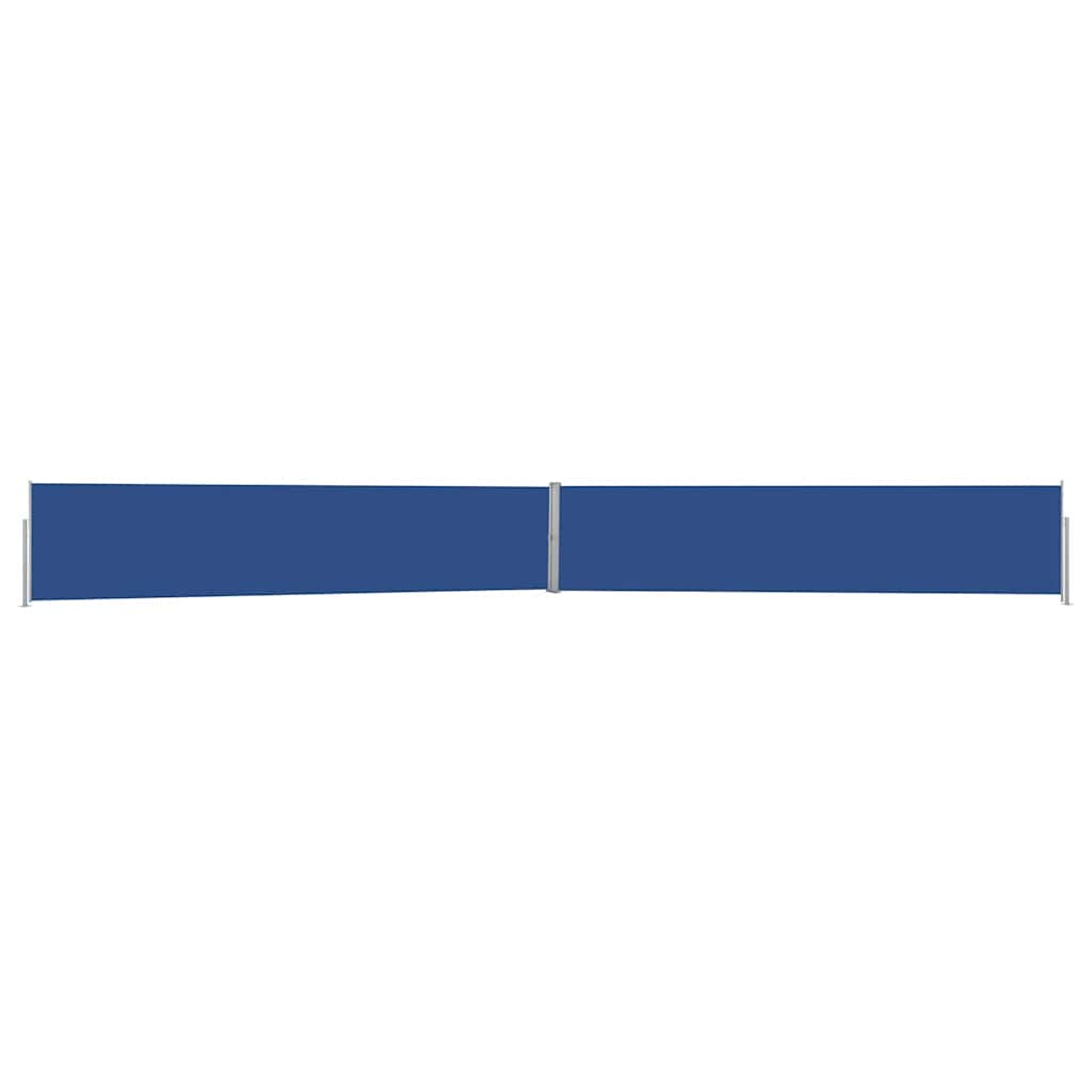 Écran de jardin vidaxl extensible 140x1200 cm bleu