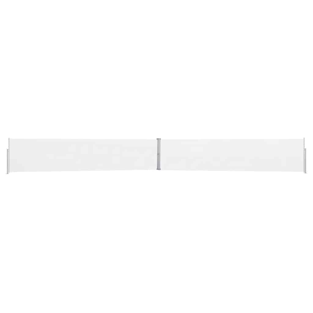 Écran de jardin Vidaxl extensible 170x1200 cm crème