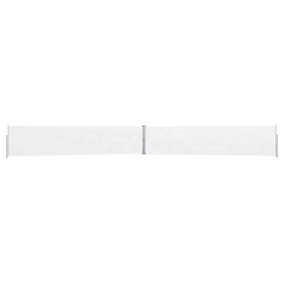 Écran de jardin Vidaxl extensible 170x1200 cm crème