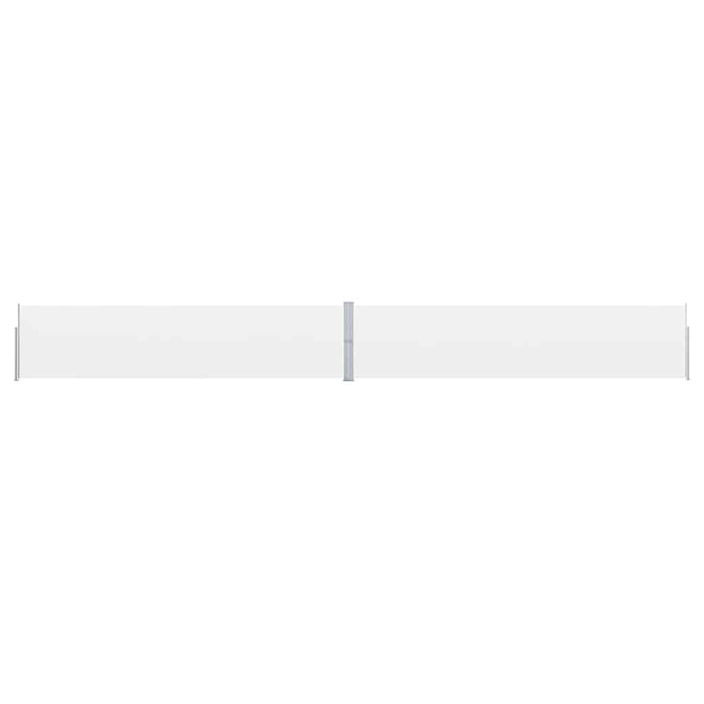 Écran de jardin Vidaxl extensible 170x1200 cm crème