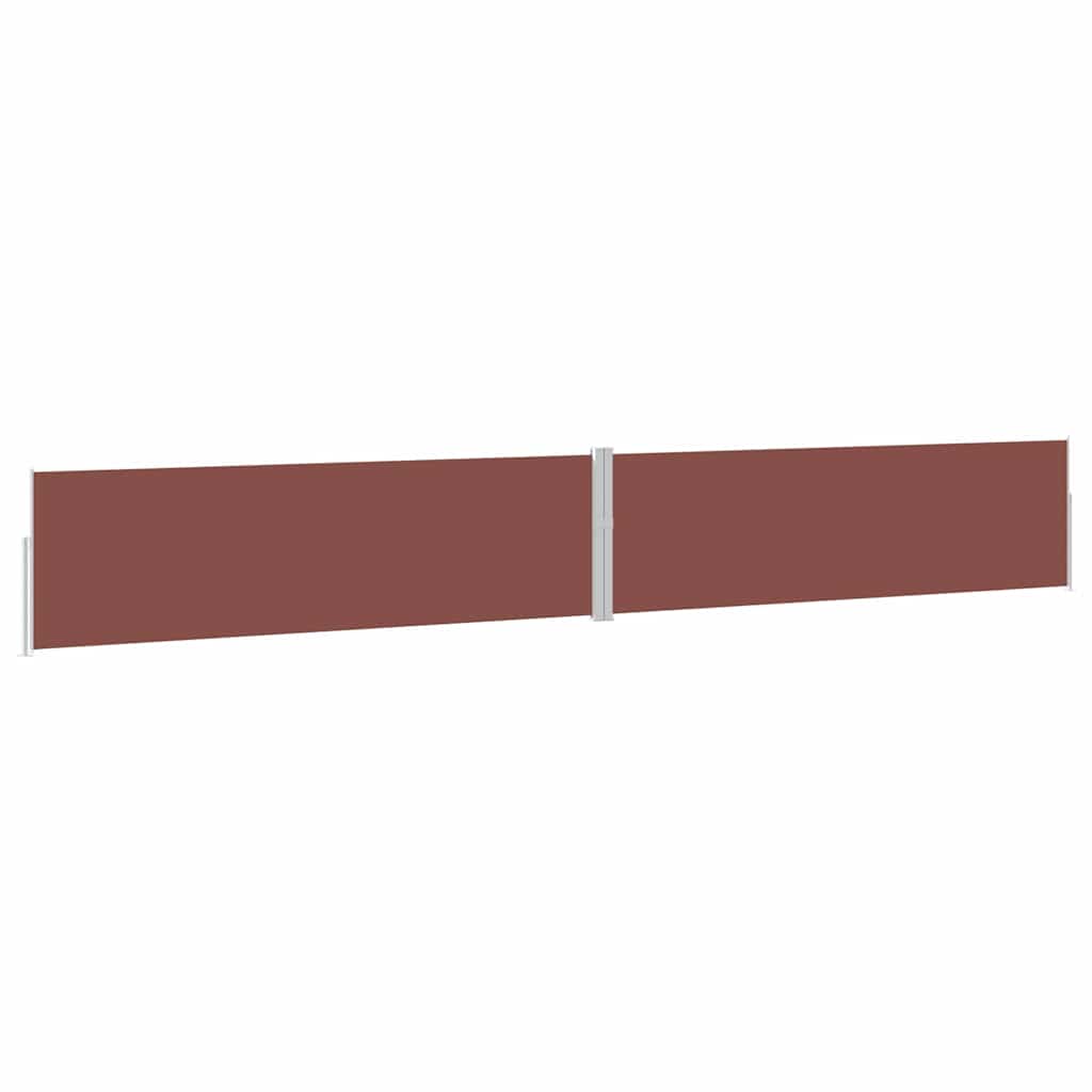Écran de jardin vidaxl extensible 170x1200 cm brun