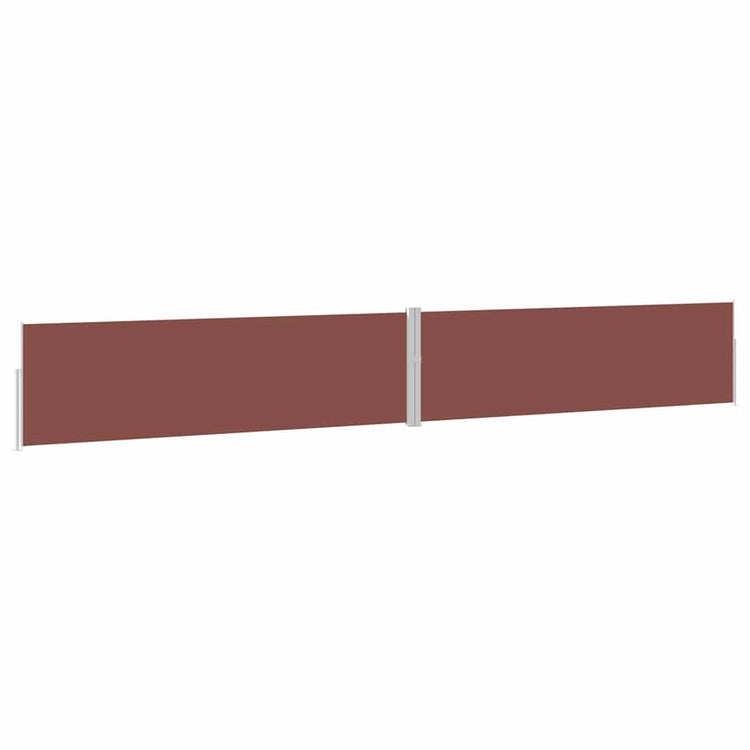 Écran de jardin vidaxl extensible 170x1200 cm brun