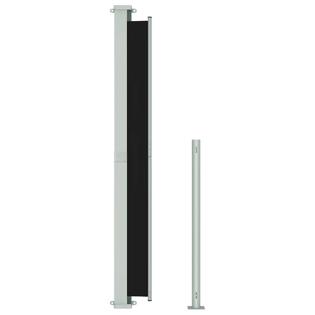 Écran de jardin vidaxl extensible 180x300 cm noir