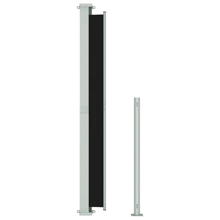 Écran de jardin vidaxl extensible 180x300 cm noir