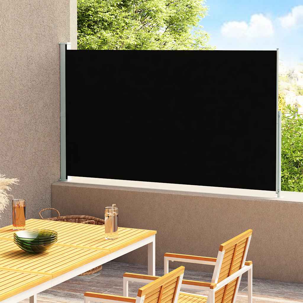 Écran de jardin vidaxl extensible 180x300 cm noir