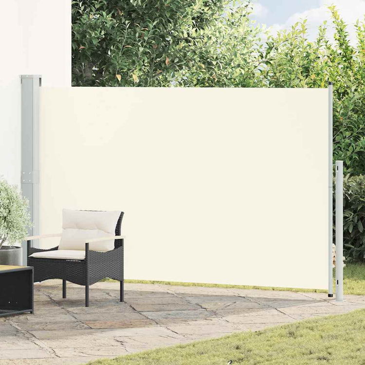 Écran de jardin vidaxl extensible 180x300 cm Crème -Colored
