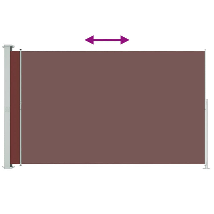 Écran de jardin vidaxl extensible 180x300 cm brun