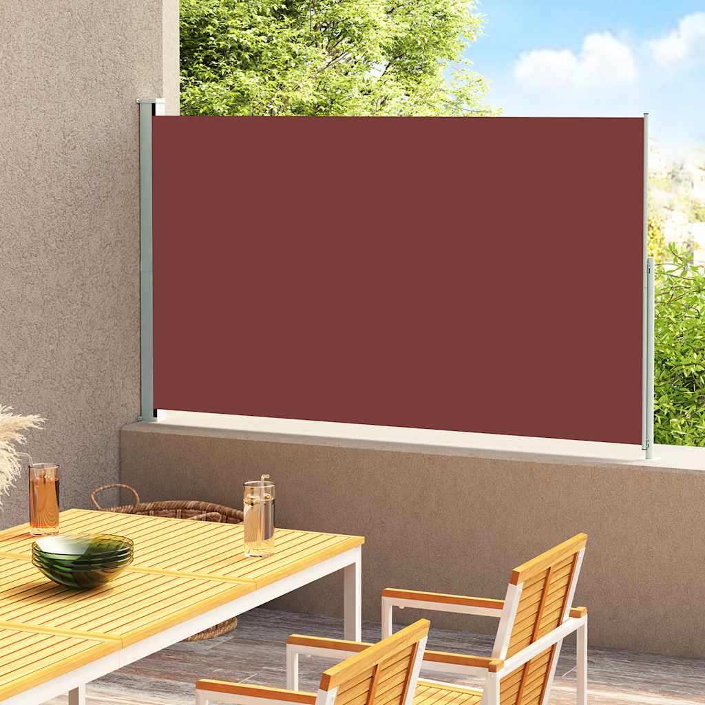 Écran de jardin vidaxl extensible 180x300 cm brun