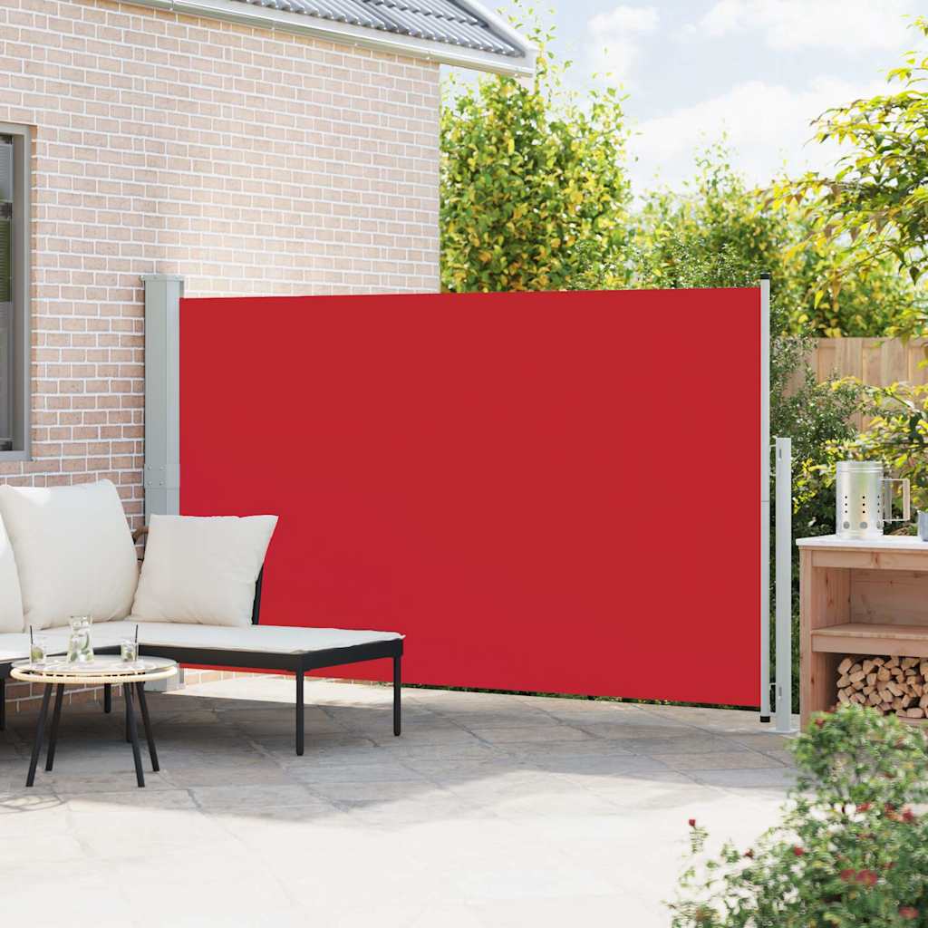 Écran de jardin vidaxl extensible 180x300 cm rouge