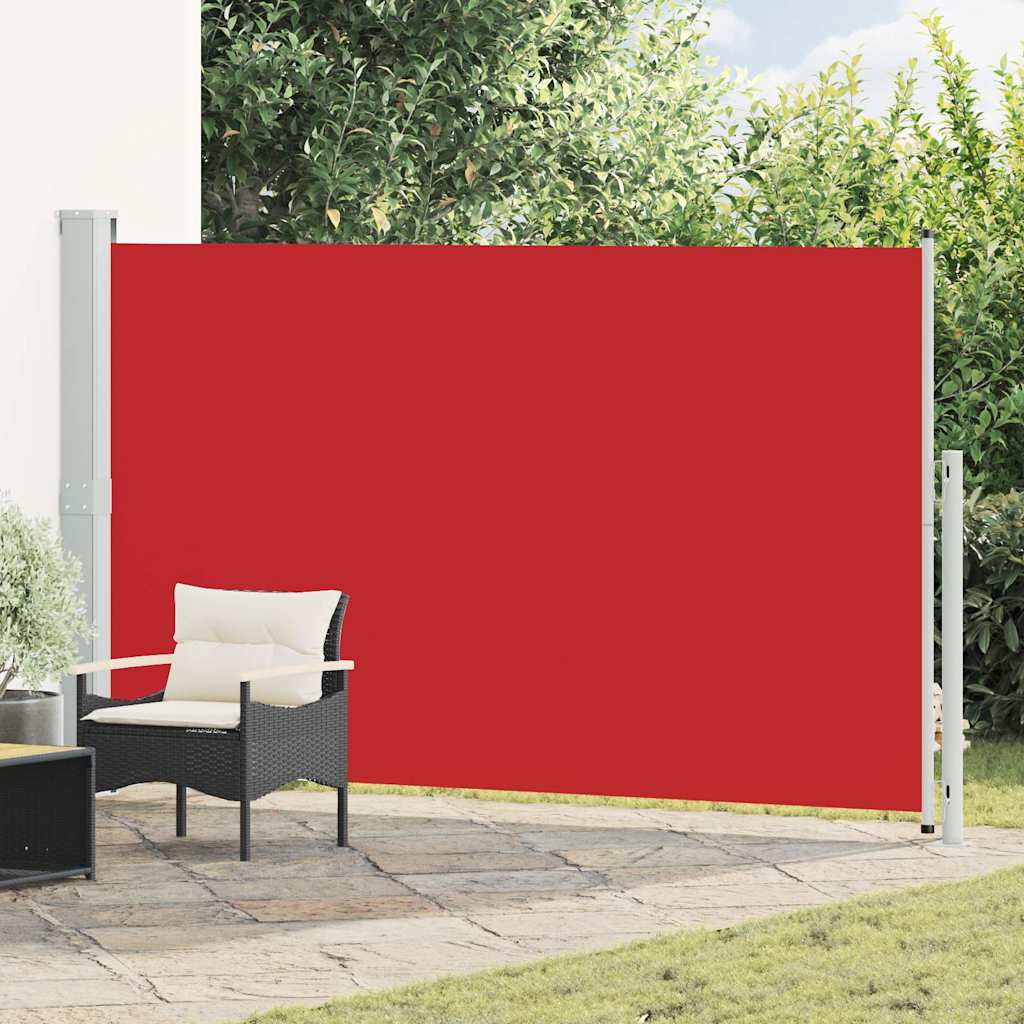 Écran de jardin vidaxl extensible 180x300 cm rouge