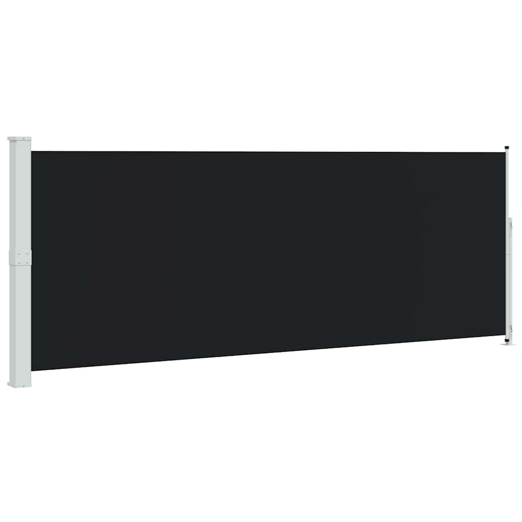 Écran de jardin vidaxl extensible 180x500 cm noir