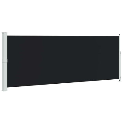 Écran de jardin vidaxl extensible 180x500 cm noir