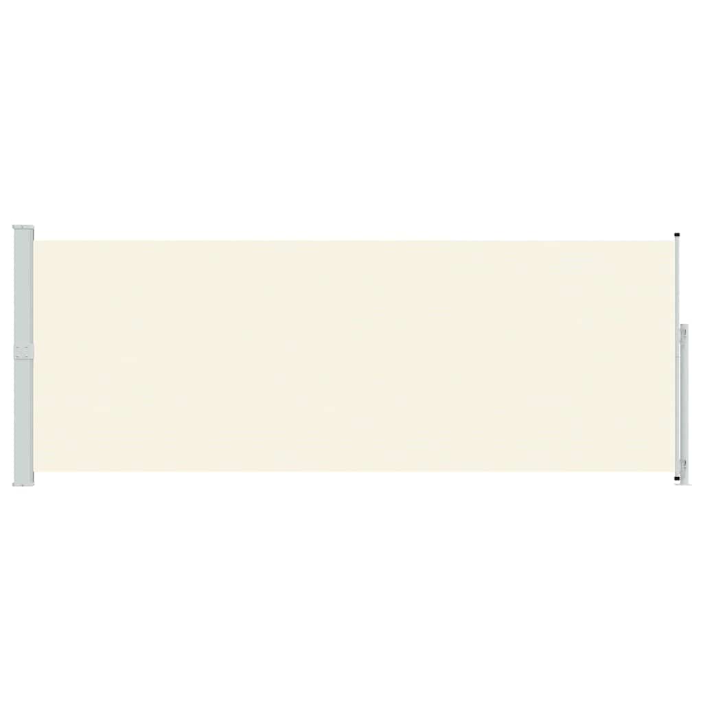 Écran de jardin vidaxl extensible 180x500 cm Crème -Colored