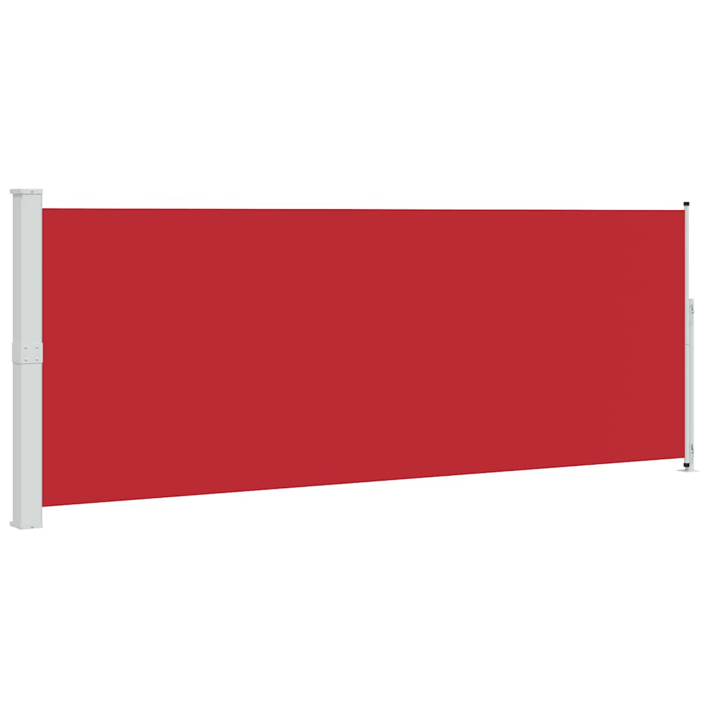 Écran de jardin vidaxl extensible 180x500 cm rouge