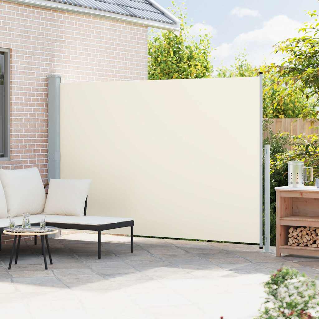 Écran de jardin Vidaxl extensible 200x300 cm crème