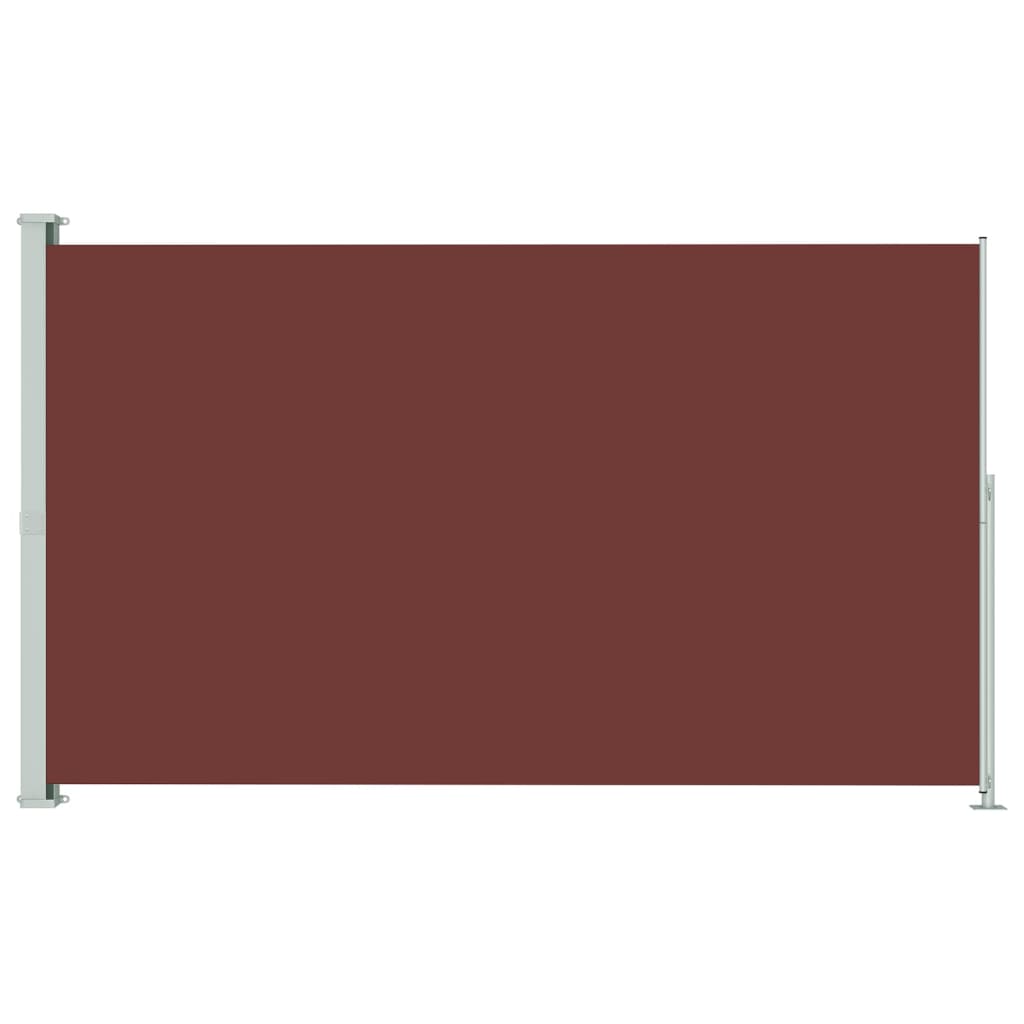 Écran de jardin vidaxl extensible 200x300 cm brun