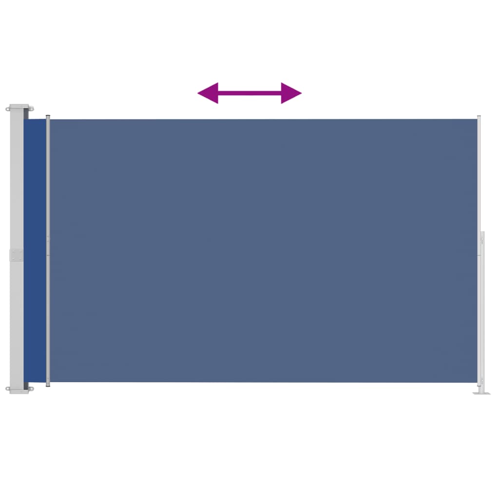 Écran de jardin vidaxl extensible 200x300 cm bleu