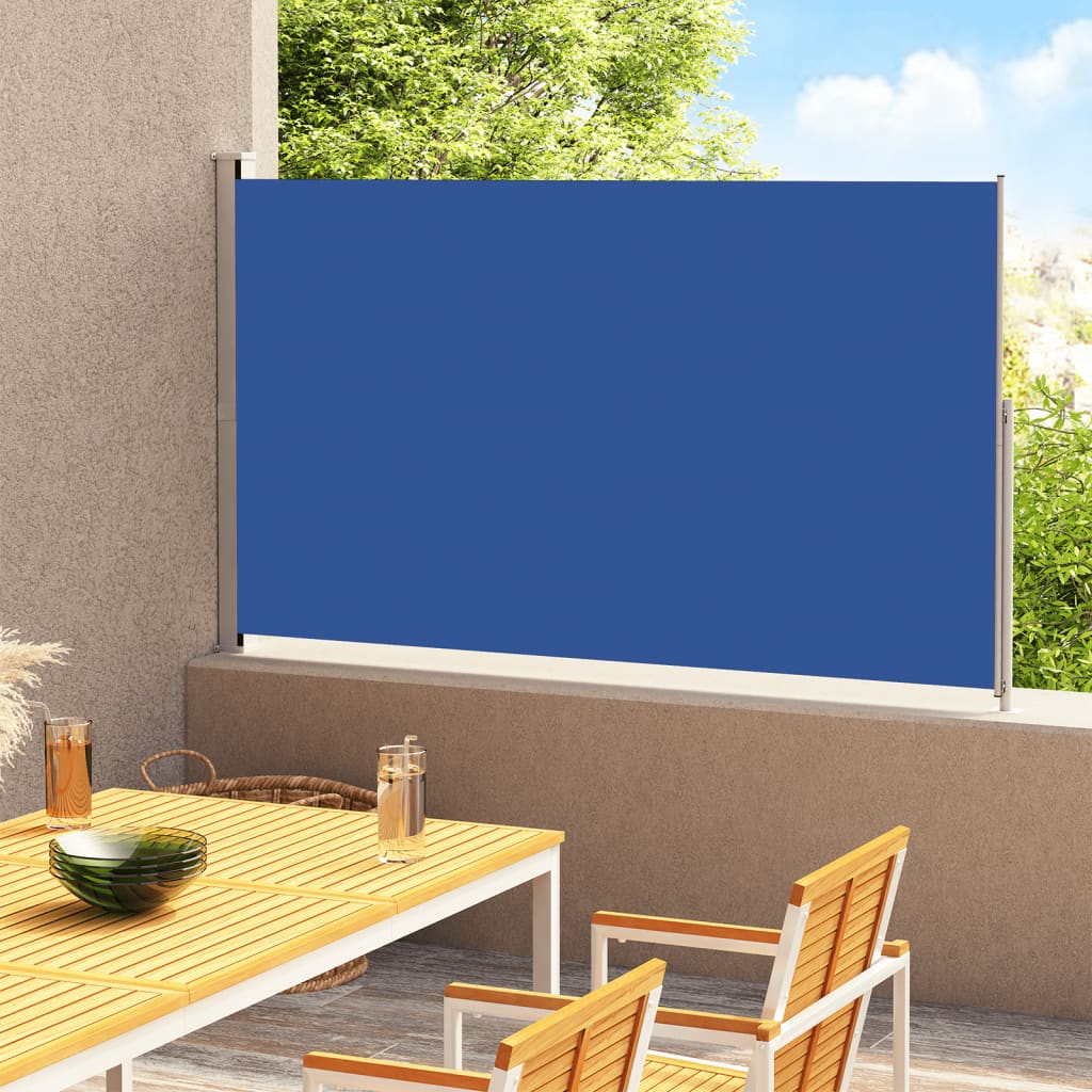 Écran de jardin vidaxl extensible 200x300 cm bleu